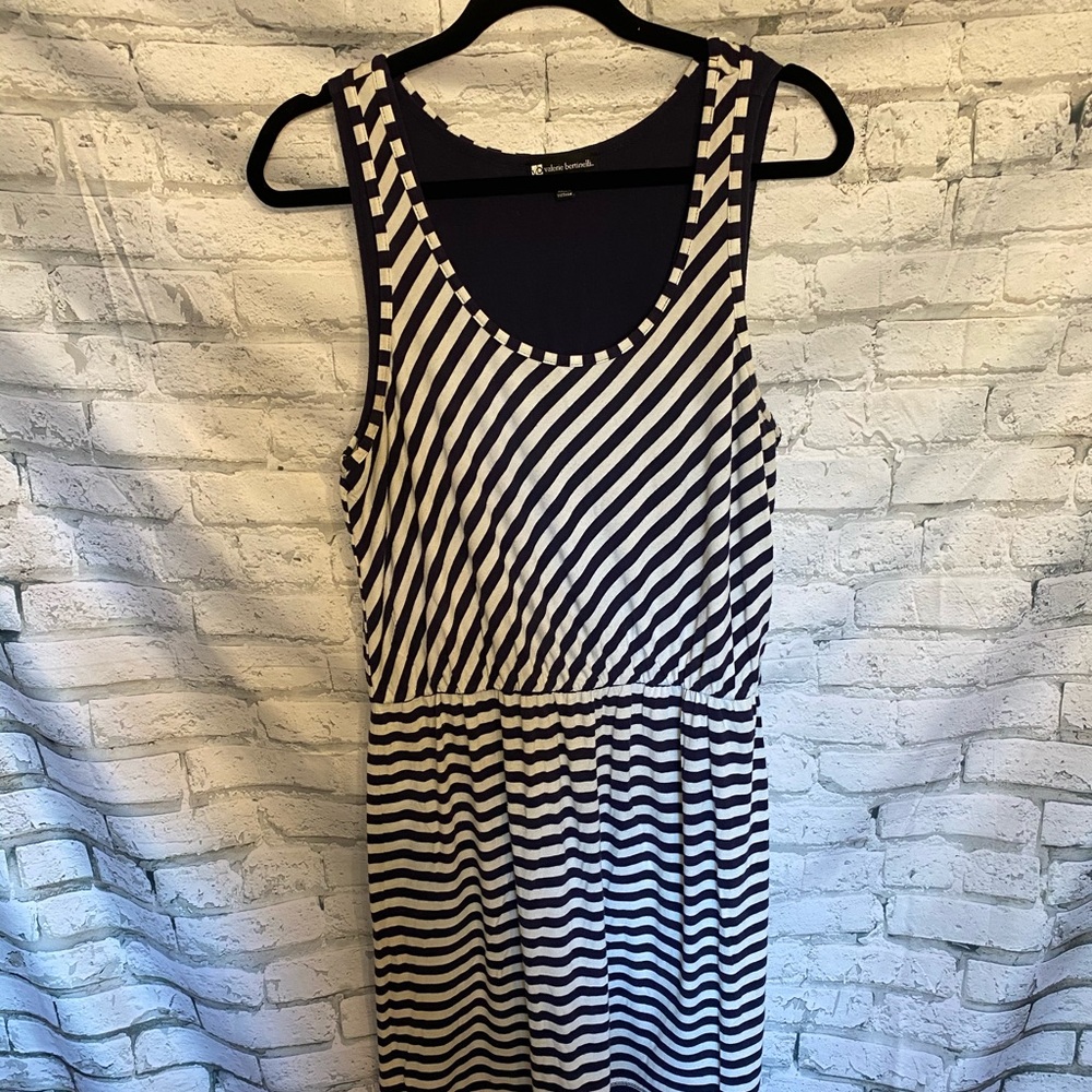 Valerie Bertinelli, striped tank top dress